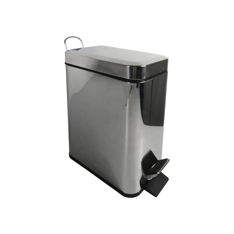 Pedal-Operated Rectangle Bin 5L Capacity
