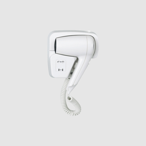 Wall Mounted Push-Button Hair Dryer