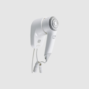 Wall Mounted Push-Button Hair Dryer